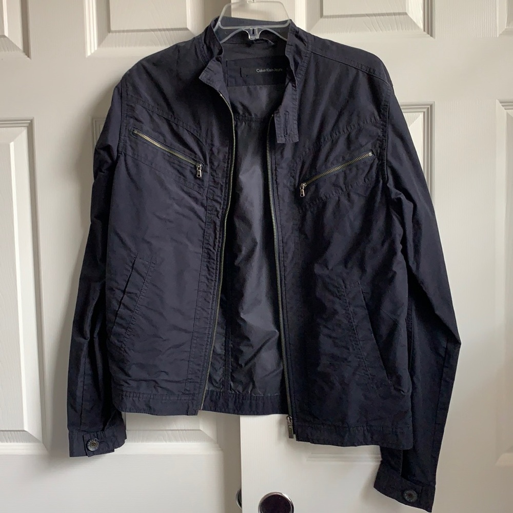 Men’s Calvin Klein navy blue jacket